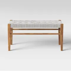 Lumarco Woven Bench Natural - Threshold&trade;