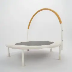 HomeStock 36 inch Indoor and Outdoor Toddler Trampoline with bungie cords, Powder Coated Rust Resistant, Perfect for Young Children