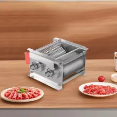 VEVOR Meat Cutter Machine Blade, 5 mm Blade for Commercial Meat Cutter, One Set Blade for SJY-DQ90 Meat Cutting Machine, Stainless Steel, Silver