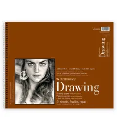 Strathmore 400 Series Drawing Paper Pad, Top Wire Binding, 24 Sheet, 14x17 inch, 1 Count
