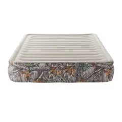 RealTree Edge Camo Sport Air 13" Outdoor Air Mattress with Hands-Free Electric Pump - Queen