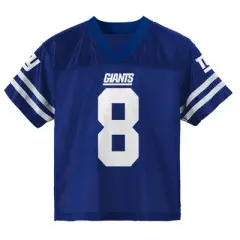 NFL New York Giants Boys' Short Sleeve Jones Jersey