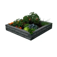 Evergreen Faux stone raised bed - self watering 4 x 4