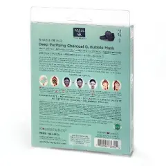 Earth Therapeutics Deep Purifying Charcoal Bubble Facial Mask - 3pk