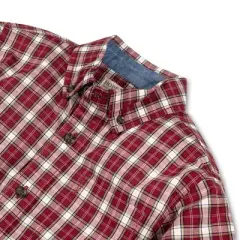 Hope & Henry Boys' Poplin Long Sleeve Button Down Shirt, Infant