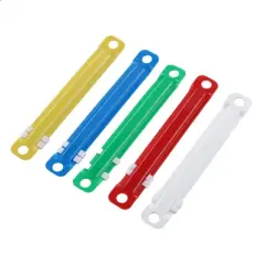 Unique Bargains Stylish 50 Sets Metallic Paper Fasteners for Paper Files