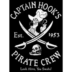 Men's Peter Pan Captain Hook's Pirate Crew T-Shirt