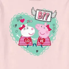 Toddler's Peppa Pig BFF Love Heart T-Shirt