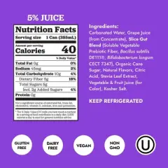 Slice Grape Healthy Soda - 48 fl oz/4pk