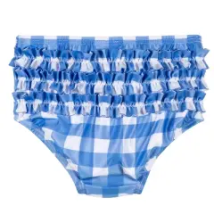 Gerber Baby & Toddler Girls' Two-Piece Swim Briefs and Long Sleeve Rash Guard Set