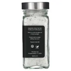 The Spice Lab Italian Black Truffle, Sea Salt, 4 oz (113 g)