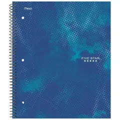 Five Star Active Subject Notebook 80ct Blue