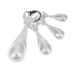 Ganz 4-Piece Zinc Alloy Measuring Spoon Set For Kitchen, Angels