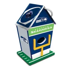 MasterPieces Officially Licensed NFL Seattle Seahawks outdoor wood birdhouse!