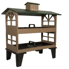 JCS Wildlife Double Colossal Ground Fly Thru Bird Feeder - Our Largest Bird Feeder Yet!