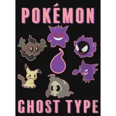 Girl's Pokemon Ghost Type Group T-Shirt