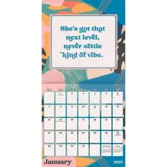 Trends International Inc. 2023-24 Wall Calendar 12"x12" Empowerment