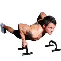 CAP Barbell Push Up Workout Bar - Black