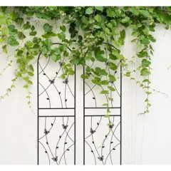 NicBex Garden Trellis Lattice Panels, Rustproof Plant Trellis Butterfly Decoration Plant Climbing Support