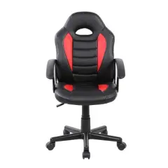 Kids Racer Gaming Chair with Padded Seat Adjustable Height for Home or School Use -3irtyhousy