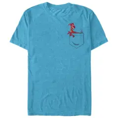 Men's Mulan Mushu Pocket Print T-Shirt