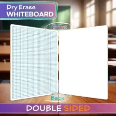 SCRIBBLEDO Box Grid 9&rdquo;x12&rdquo; Dry Erase Board