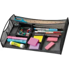 Safco Drawer Organizer Mesh Black 3262BL