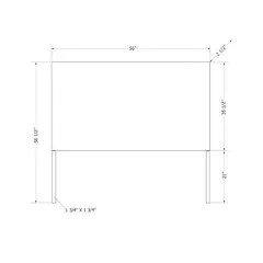Queen Avilla Headboard Rattan - South Shore