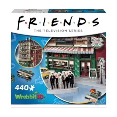 Friends Central Perk 3D Puzzle 440pc: Wrebbit Foam Pop Culture 440 Pieces
