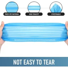 Shoe Covers Disposable- Pack of 100 (50 Pairs), Waterproof and Recyclable Shoe Booties Covers for Indoors