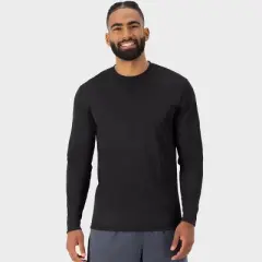 Hanes Sport Cool DRI Men's Performance Long Sleeve T-Shirt, Value 2-Pack