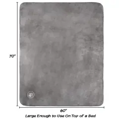 Waterproof Pet Blanket - 60x70-inch Reversible Throw Protects Couch, Car, Bed from Spills, Stains, and Fur - Dog and Cat Blankets by Petmaker (Gray)