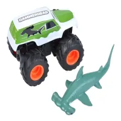 Wild Republic Adventure Mini Truck Hammerhead Animal Figure, 4 Inches