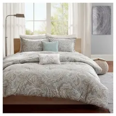 Dierdre Paisley Cotton Comforter Set - 5-Piece
