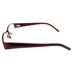 Jones New York J453 Designer Metal Eye Glasses Frame in Red/Demo Lens 134mm Frame/52mm Lens Width