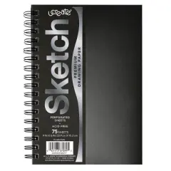 UCreate 9 x 6 in Poly Cover Sketch Book (Pack of 3) - Drawing Supplies & Notebooks