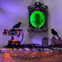 60ct LED Dewdrop Halloween Fairy String Lights Garland Orange - Hyde and EEK! Boutique&trade;