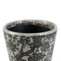 A&B Home 3pc Outdoor Decor Floral Naturespire Planters - Blue