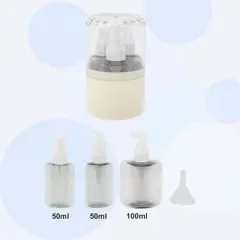 Unique Bargains Portable Travel Container Set 3Pcs