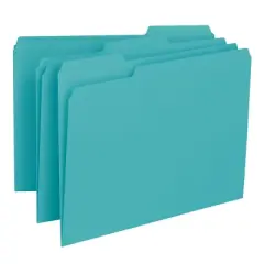 Smead Interior File Folder, 1/3-Cut Tab, Letter Size, 100 per Box