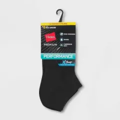 Hanes Premium Performance Women's Extended Size Cushioned 6+2 Bonus Pack No Show Athletic Socks - 8-12