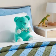 Gummy Bear Light-Up Stuffed Plush Kids' Throw Pillow Blue - Pillowfort&trade;