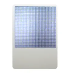 Flipside Products 1/4" Graph Dry Erase Board, 11" x 16", Pack of 3