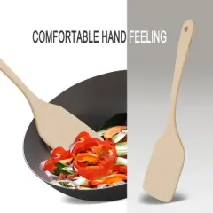 Unique Bargains Heat Resistant Long Handle Kitchen Spatula 12" x 3" 1 Pc