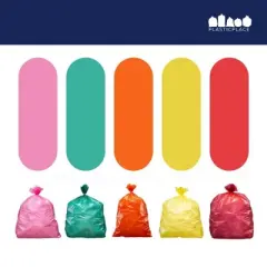 "Plasticplace 20-30 Gallon Trash Bags, Green (200 Count)