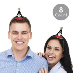 Big Dot of Happiness Las Vegas - Mini Cone Casino Party or Birthday Party Hats - Small Little Party Hats - Set of 8