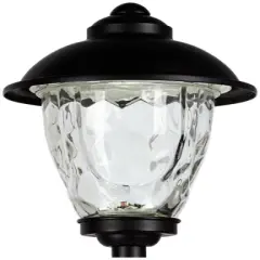 John Timberland Concord Black 18" High LED Landscape path Lights Set of 2