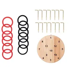 Monoprice Hook and Ring Toss Game, Perfect for Tailgating, BBQs, Camping, Outdoor Events, Parties - Pure Outdoor Collection