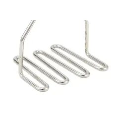 Winco Potato Masher with Wooden Handle, Square, 4.5"