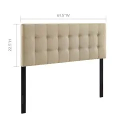Lily Upholstered Fabric Headboard - Modway
